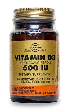 SOLGAR VITAMIN СОЛГАР-Харчова добавка Solgar Вітамін Д3 капсули 600 МО 60 шт-2227010000000-