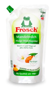 FROSCH-Кондиционер для стирки Frosch Миндальное молочко 1 л-4001499957536-