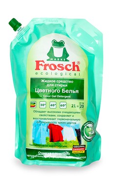 FROSCH-Жидкое средство для стирки Frosch Color 2 л-4001499013416-