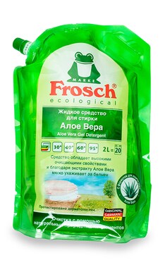 FROSCH-Жидкое средство для стирки универсальное Frosch Алоэ вера 2 л-4001499122354-