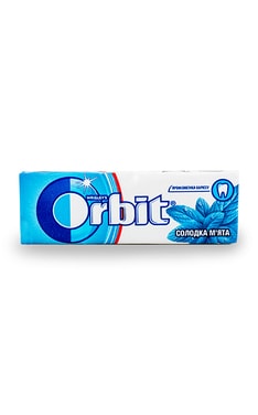 ORBIT-Жувальна гумка без цукру Orbit Солодка М'ята 10 шт-4009900362559-