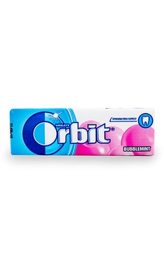 ORBIT-Жувальна гумка без цукру Orbit Bubblemint з фруктовим та м'ятним ароматом 10 шт-4009900482394-