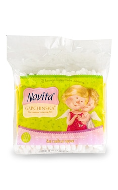 NOVITA-Ватные палочки Gapchinska Novita косметические 100 шт-4823071629569-