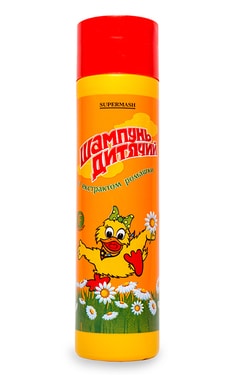 СУПЕРМАШ-Шампунь детский Supermash с экстрактом ромашки 250 мл-4823001604291-