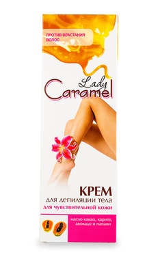 LADY CARAMEL-Крем для депиляции тела Lady Caramel Для чувствительной кожи 100 мл-4823015920271-