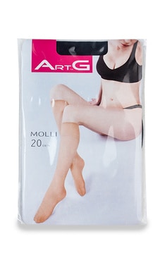ART G-Гольфы женские Art G Molli Nero 20 Den 1 шт-4820040104515-