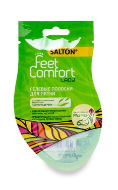 SALTON-Гелевые полоски Salton Feet Comfort Lady для пяток 1 шт-4607131421139-