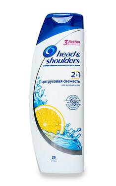 HEAD and SHOULDERS-Шампунь и бальзам-ополаскиватель для волос Head&Shoulders 2 в 1 Против перхоти Цитрусовая Свежесть 400 мл-4015600765156-