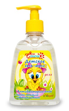 МІЙ КАПРИЗ-Гель-мыло детское Мой каприз Ясное Божья коровка 300 мл-4820074622559-