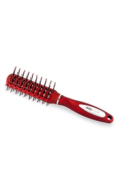 TITANIA-Щетка для волос Titania Professional Hair Care красная 1 шт-4008576002691-