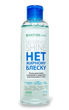 NATURE.MED-Тоник для лица Nature.med Нет жирному блеску 200 мл-4820065532584-