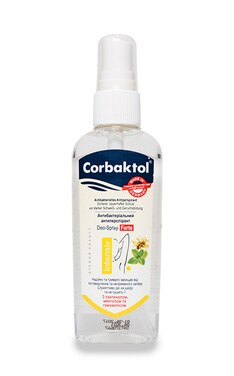 CORBAKTOL-Антиперспирант-спрей Corbaktol Intensiv антибактериальный 80 мл-4260229080047-