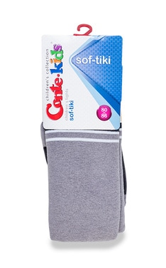 CONTE-Колготки дитячі Conte-kids Soft-tiki розмір 80-86 сірі 1 шт-4810226184677-