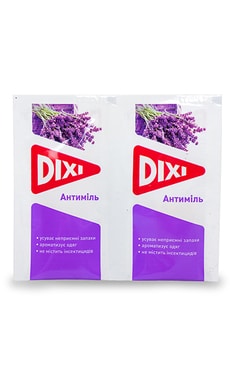 DIXI-Засіб дезодоруючий Dixi Антиміль з натуральною олією лаванди  2 шт-4820017661874-