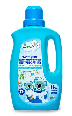 ASENS KIDS-Средство для деликатной стирки Asens Kids 1 л-4820167004996-