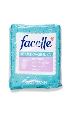FACELLE-Прокладки женские гигиенические Facelle с крылышками Ultra normal deo 16 шт-4305615579924-