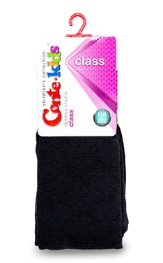 CONTE-Колготки дитячі Conte-kids Class розмір 116-122 Графіт 1 шт-4810226023471-