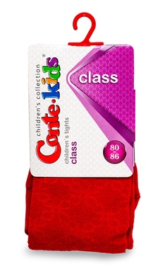 CONTE-Колготки дитячі Conte-kids Class розмір 80-86 Бордо 1 шт-4810226024027-