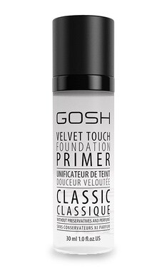 GOSH-Основание под макияж прозрачное Gosh Velvet Touch Foundation Primer 30 мл-5701278601801-