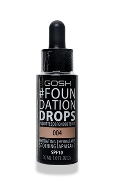 GOSH-Тональный крем Gosh Foundation Drops увлажняющий 004 SPF 10 30 мл-5711914060497-