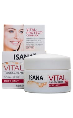 ISANA-Крем для обличчя денний Isana Vital SPF15 50 мл-4305615482125-