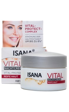ISANA-Ночной крем для лица Isana Vital для нужд зрелой кожи-4305615482132-