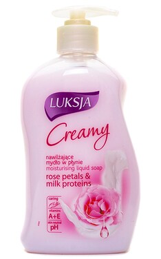 LUKSJA-Мыло жидкое Luksja Rose 450 мл-5900998007188-
