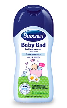 BUBCHEN-Засіб для купання немовлят Bubchen з ромашкою 200 мл-4065331002457-