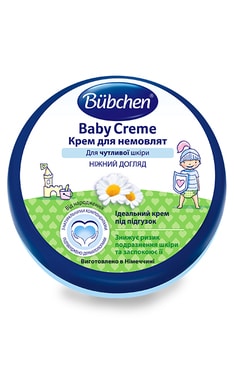 BUBCHEN-Крем для младенцев Bubchen для чувствительной кожи 150 мл-4053800411442-