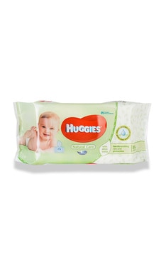 HUGGIES-Влажные салфетки детские Huggies Natural Care 56 шт-5029053550152-