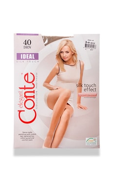 CONTE-Колготки Conte IDEAL матові Beige 40 den-4810226162576-