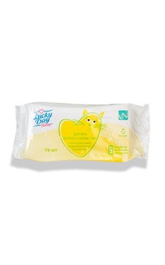 LUCKY DAY BABY-Вологі серветки дитячі Lucky Day Baby 72 шт-8690510115541-
