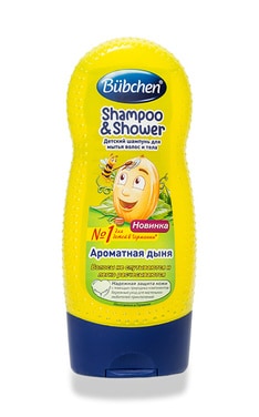 BUBCHEN-Шампунь дитячий Bubchen Ароматна диня 230 мл-7640203240167-