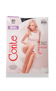 CONTE-Колготки Conte IDEAL матові Grafit 40 den-4810226162644-