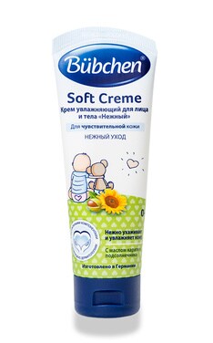 BUBCHEN-Крем для лица и тела Bubchen Нежный 75 мл-7613034884091-
