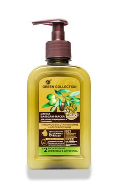 GREEN COLLECTION-Бальзам-маска Green Collection глубокое восстановление и ультрапитание 290 мл-4823080003107-