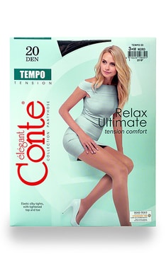 CONTE RELAX ULTIMATE-Колготки Conte Tempo Nero 20 den-4810226198391-