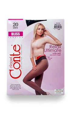 CONTE RELAX ULTIMATE-Колготки Conte Bliss Nero 20 den-4810226198957-