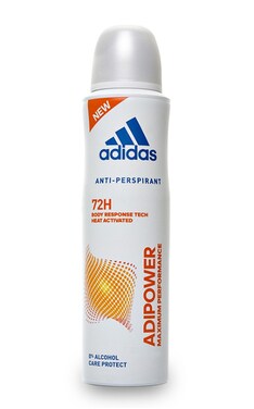 ADIDAS-Дезодорант-спрей для тела Adidas Женский Adipower 72ч 150 мл-3614224056537-
