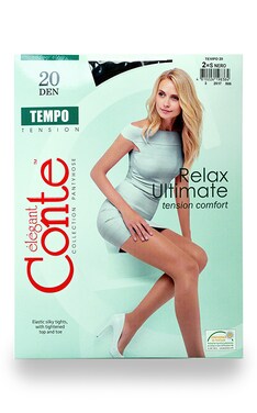 CONTE RELAX ULTIMATE-Колготки Conte Tempo Nero 20 den-4810226198391-