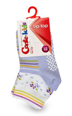 CONTE-Носки детские Conte-kids Tip-top рисунок 253 размер 12 Фиолетовый 1 шт-4810226154809-