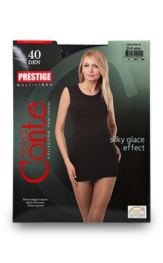 CONTE-Колготки Conte Prestige Nero 40 den-4810226004418-