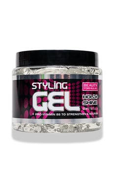 BEAUTY FORMULAS-Гель для волосся Beauty Formulas з ефектом природнього блиску 500 мл-5012251004428-