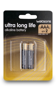WATSONS-Батарейки Watsons Ultra long AAА LR3 1 шт-9580255312116
