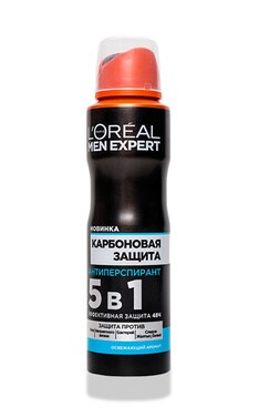 MEN EXPERT-Дезодорант-спрей L'Oreal Men Expert Карбоновая защита мужская 150 мл-3600523594122-