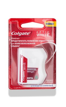 COLGATE-Отбеливающая зубная нить Colgate Otic White 25 мл-4606144007606-