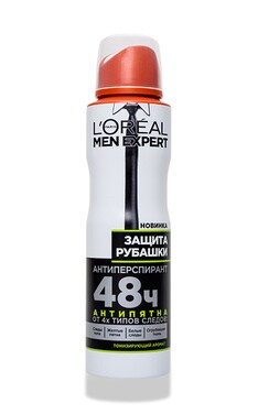 MEN EXPERT-Дезодорант-спрей L'Oreal Men Expert Защита Рубашки мужская 150 мл-3600523594146