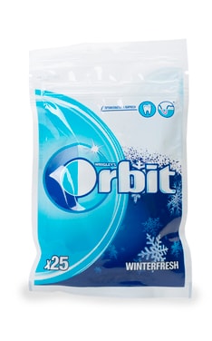 ORBIT-Жувальна гумка без цукру Orbit з ароматом ментолу 25 шт-4009900022194-
