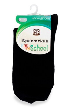 БЧК-Носки детские Брестские School размер 23-24 Черные 1 шт-4810089325903-