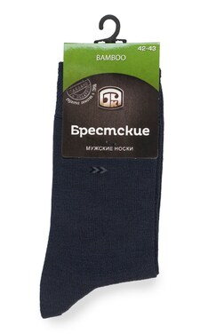 БЧК-Носки мужские Брестские Размер 44-45 Серый бамбук 1 шт-4810089311470-